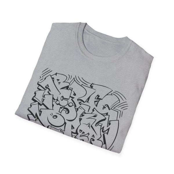 Graffiti-Inspired Unisex T-Shirt, Urban Style Tee, Street Art Apparel, Casual Graphic Shirt, Trendy Everyday Wear - Image 15