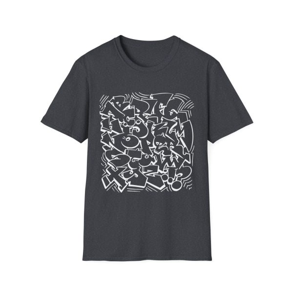 Graffiti-Inspired Unisex T-Shirt, Urban Style Tee, Street Art Apparel, Casual Graphic Shirt, Trendy Everyday Wear - Image 27