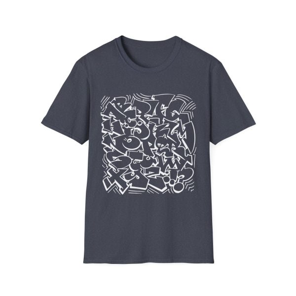 Graffiti-Inspired Unisex T-Shirt, Urban Style Tee, Street Art Apparel, Casual Graphic Shirt, Trendy Everyday Wear - Image 31