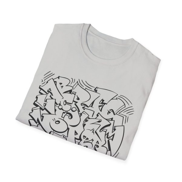 Graffiti-Inspired Unisex T-Shirt, Urban Style Tee, Street Art Apparel, Casual Graphic Shirt, Trendy Everyday Wear - Image 11