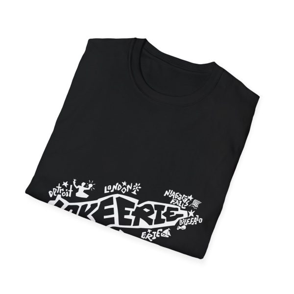 Lake Erie Map T-Shirt. Custom lettering and Illustration by Ben Dunkle - Image 20
