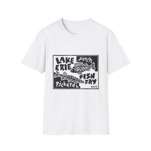 Lake Erie Fish Fry T-Shirt, Unisex Graphic Tee, Fishing Lover Gift, Summer Outfit, Casual Wear, Outdoor Adventure Apparel