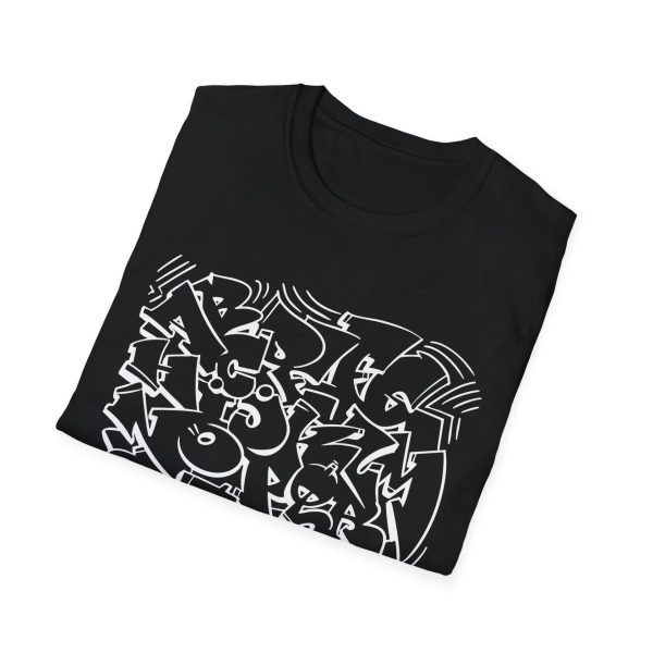 Graffiti-Inspired Unisex T-Shirt, Urban Style Tee, Street Art Apparel, Casual Graphic Shirt, Trendy Everyday Wear - Image 7