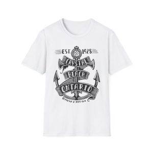 Vintage Crystal Beach T-Shirt, Unisex Graphic Tee, Retro Ontario Shirt, Summer Beachwear, Gift for Beach Lovers