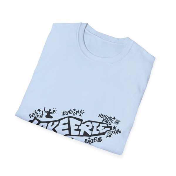 Lake Erie Map T-Shirt. Custom lettering and Illustration by Ben Dunkle - Image 12