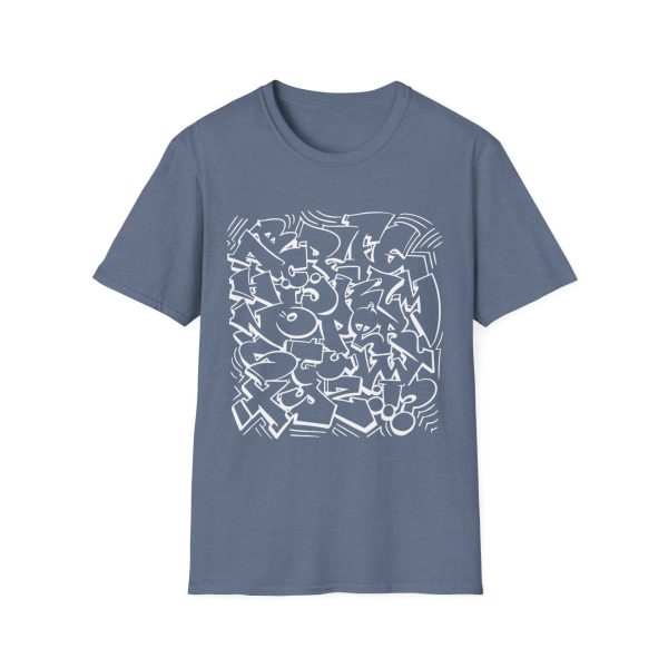 Graffiti-Inspired Unisex T-Shirt, Urban Style Tee, Street Art Apparel, Casual Graphic Shirt, Trendy Everyday Wear - Image 20